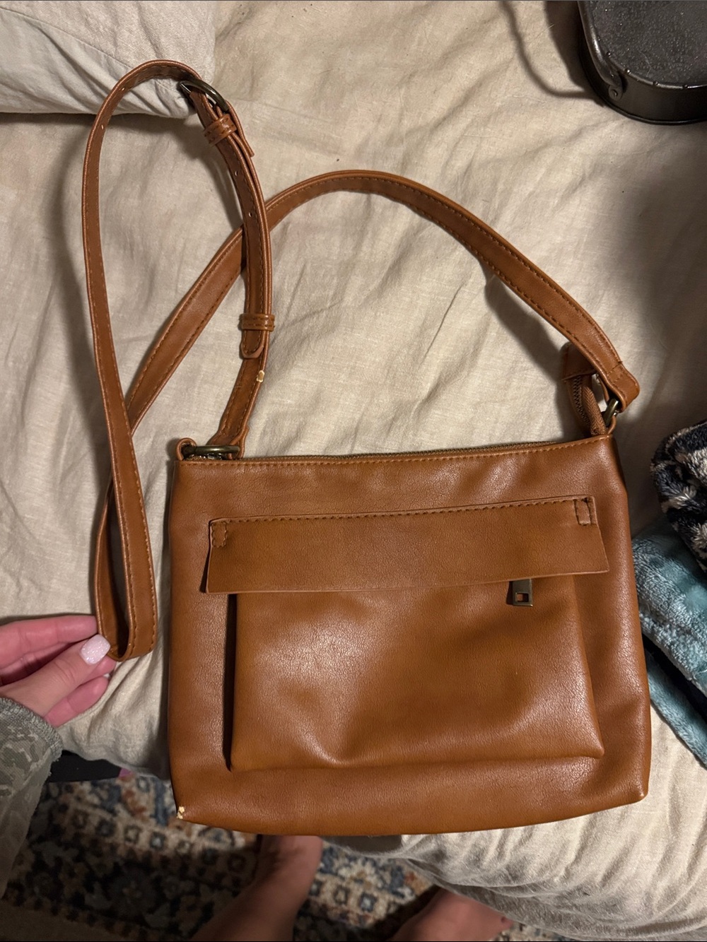 Universal Thread Cognac Brown Crossbody Bag